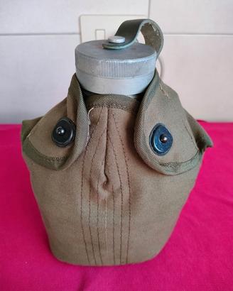 Borraccia in alluminio con tazza ex militare EI