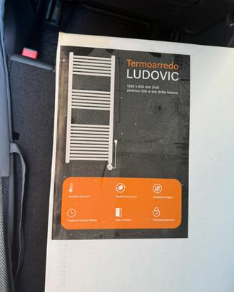 Termoarredo elettrico Ludovic 500W 120x45 cm