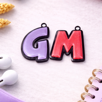 Porta chiavi con iniziale personalizzato