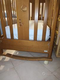 lettino con cassettone