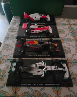 4 Modellini Formula 1 grandi scala 1/24 nuovi 