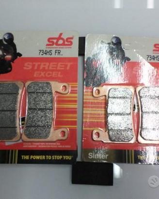4 pastiglie freno sbs sinterizzate cbr 600 rr -