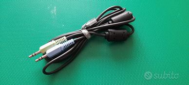 cavo audio stereo con connettori jack da 3,5 mm