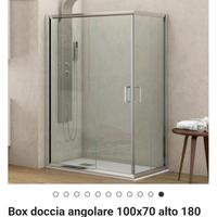 Box doccia 100×70 alto 180