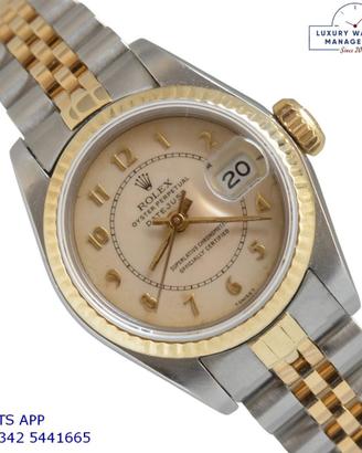 Rolex Datejust 69173 Ladies 26MM Enamel cream dial