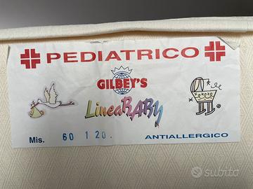 materassino pediatrico, anallergico 60x120cm