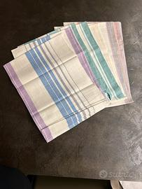 Set 6 asciugapiatti misto lino 70 x 50