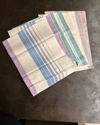 Set 6 asciugapiatti misto lino 70 x 50