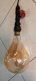 2 lampadari a sospensione con lampadina compresa