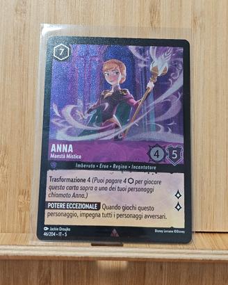 Lotto tre carte Disney Lorcana, Rare FOIL