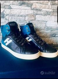 Scarpe Hogan  Rebel Originali nero/blu -Taglia 35