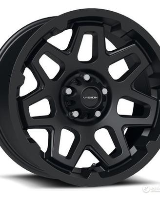 Cerchi in lega Jeep Vision Se7en 17" attaco 8x6.5"