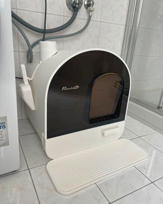 Lettiera chiusa per gatti PawHut