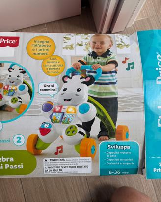 Zebra primi passi Fisher price