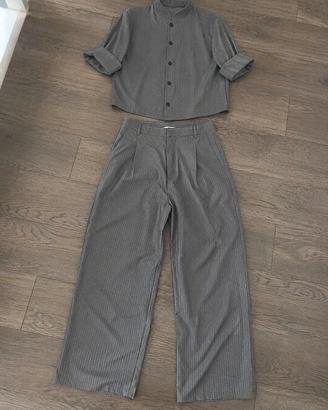 Smart Casual Designer Pinstripe Co-ord Set