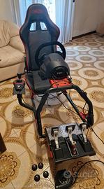 Simulatore guida Oplite GT3 SF + Thrustmaster 