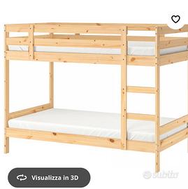 Letto a castello Ikea usato