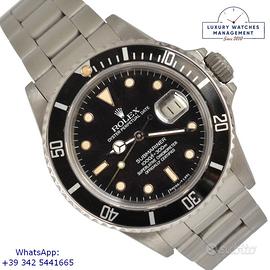 ROLEX Submariner Date 168000 Triple Zero 1987