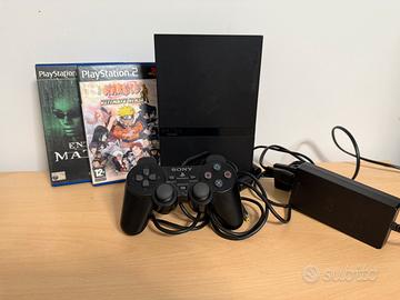PlayStation 2 slim nera + 2 giochi