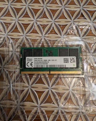 1x32gb sk Hynix sodimm DDR5 5600 originale HP