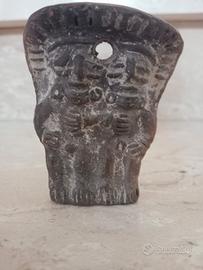 Antica statuina in creta .