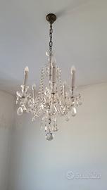 2 lampadari cristallo