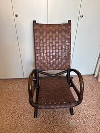 Sedia vintage sdraio pieghevole
