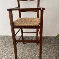 Seggiolone in legno