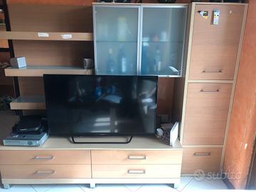 SOGGIORNO COMPLETO VENETO ARREDA ROVERE SBIANCATO 