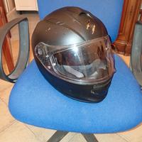 casco "scorpion" nero opaco