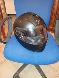 casco "scorpion" nero opaco