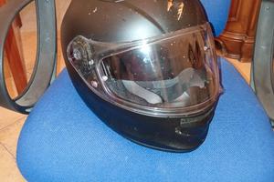 casco "scorpion" nero opaco