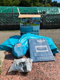 Piscina gonfiabile Intex EasySet e dispenser cloro