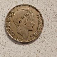 100 Franchi Algeria 1950 rara moneta coloniale
