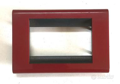 Placca BTICINO LIVING CLASSIC  rossa prima serie