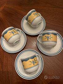 Tazzine da caffè con piattino mirtilli Tognana