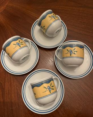 Tazzine da caffè con piattino mirtilli Tognana