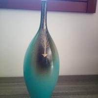 vaso da collezione in ceramica di Stig Lindbrrg 