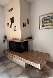 Camino Piazzetta con rivestimento