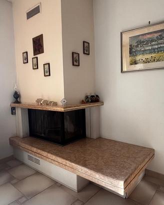 Camino Piazzetta con rivestimento