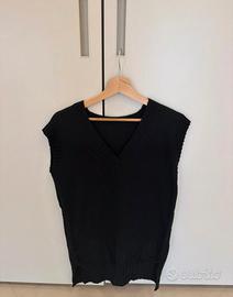 Gilet nero donna