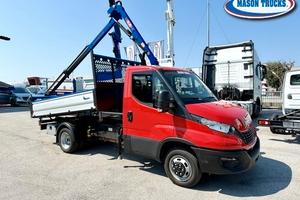 IVECO DAILY 35c120 ribaltabile + gru FERRARI, km 1