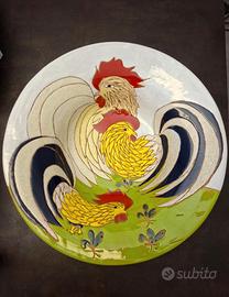 Piatto ornamentale San Rocco vintage 50 cm