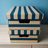 2 scatole con maniglie