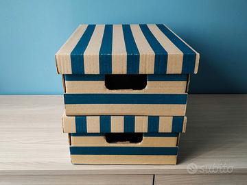 2 scatole con maniglie