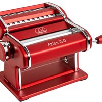 per la Pasta Atlas 150, Rossa, Alluminio Anodizzat