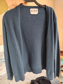 cardigan blu Rich originale taglia S