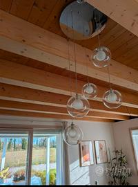 lampadario a sfere 