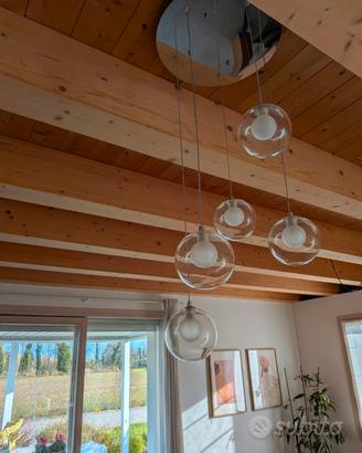 lampadario a sfere 