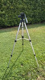 Cavalletto treppiede fotografico richiudibile